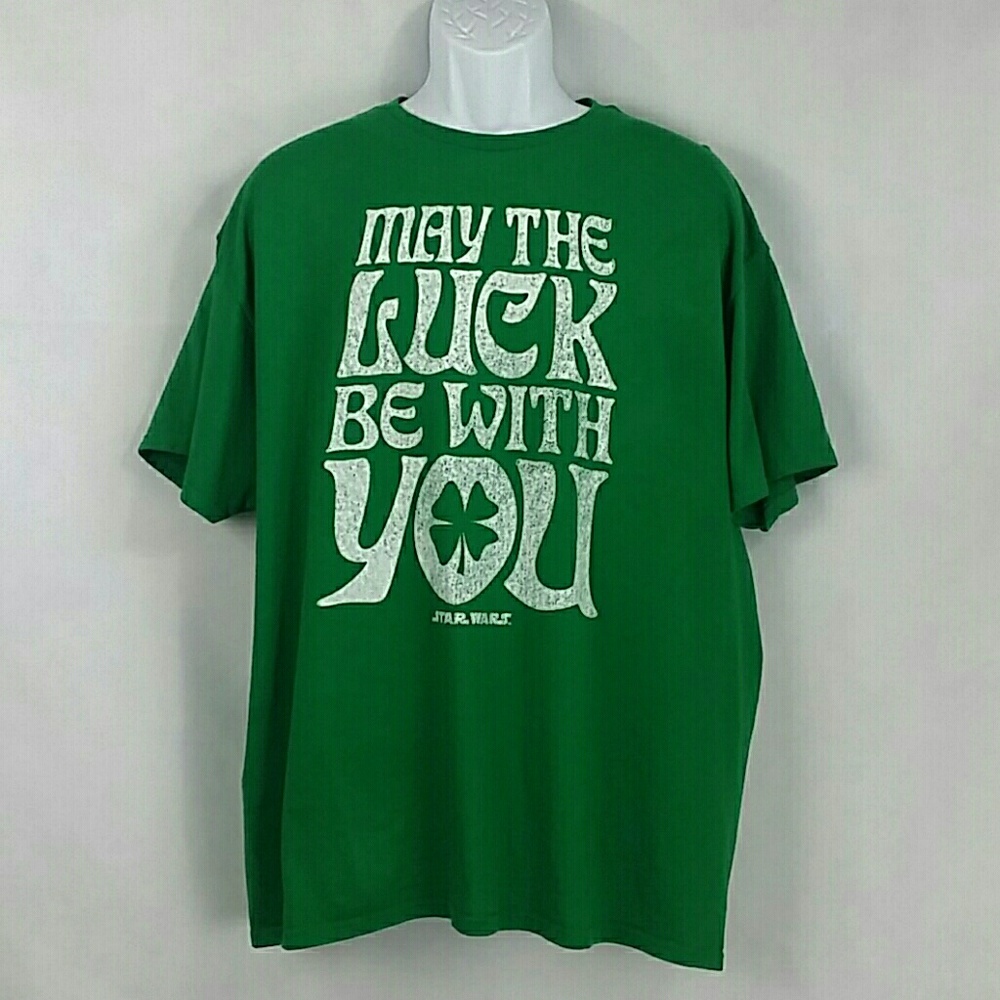 Star Wars Men's green extra large shirt